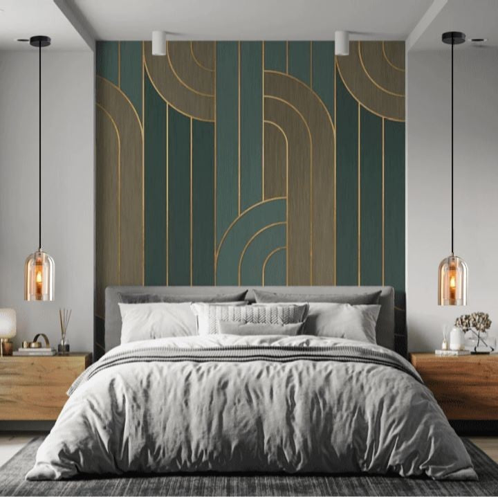 Suspension en verre teinté fumé au design moderne