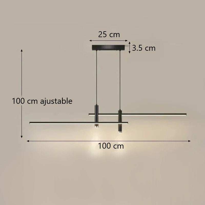 Lustre spots au design minimaliste et moderne