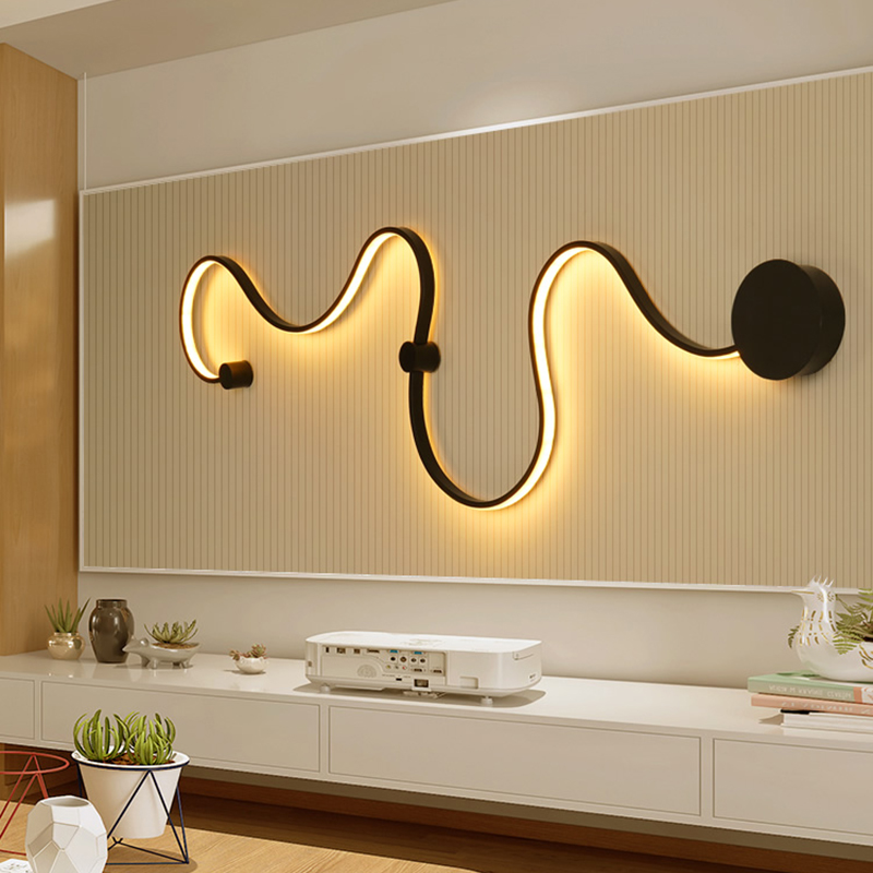 Applique murale / Plafonnier à LED design abstrait