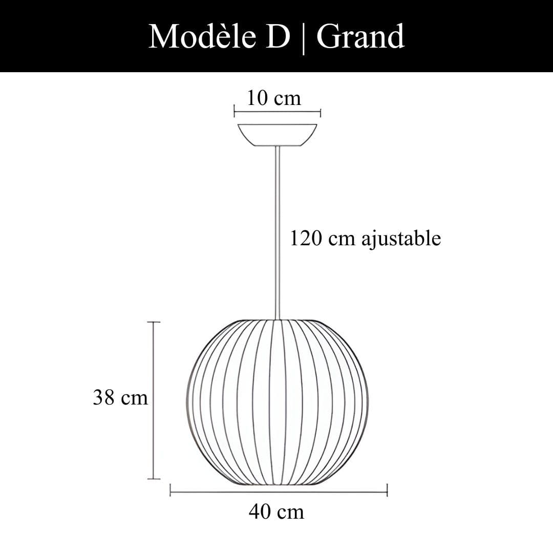Suspension au design aérien | Style Japandi