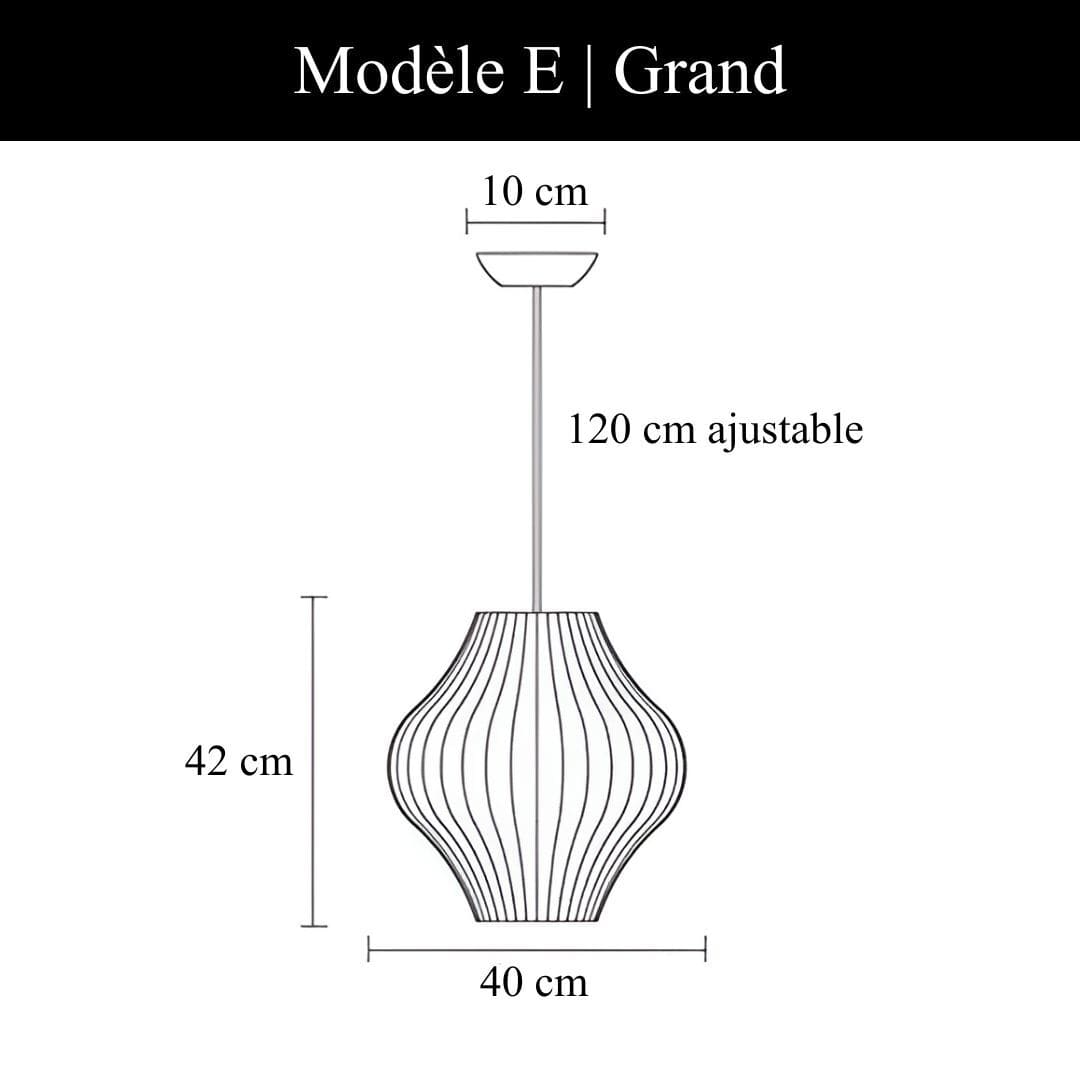 Suspension au design aérien | Style Japandi