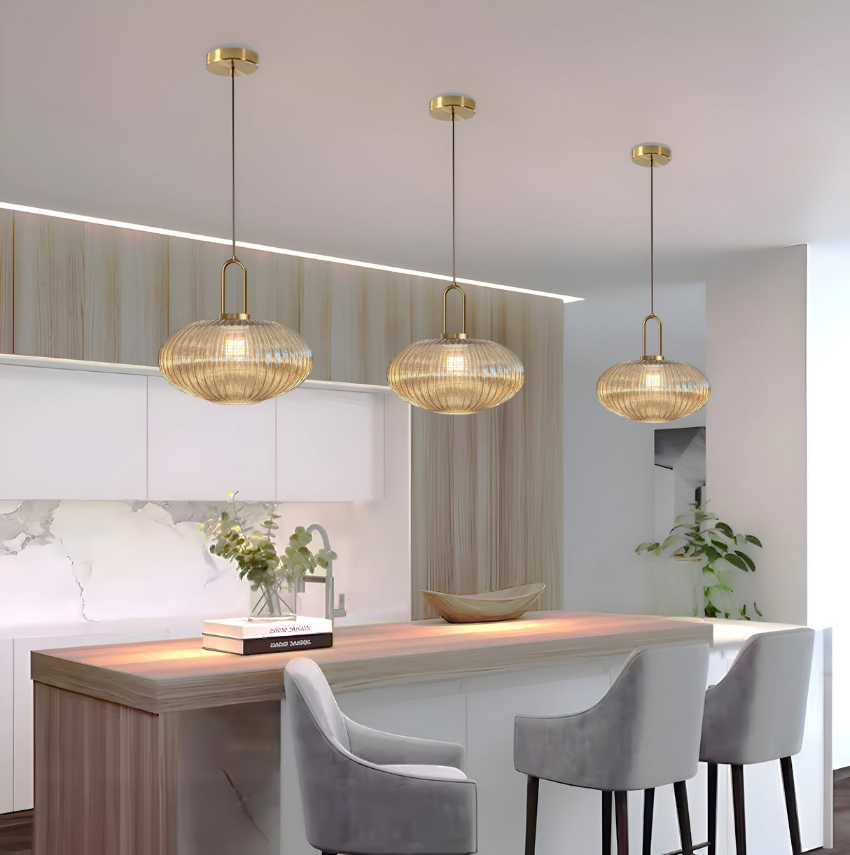 Suspension en verre | Vintage