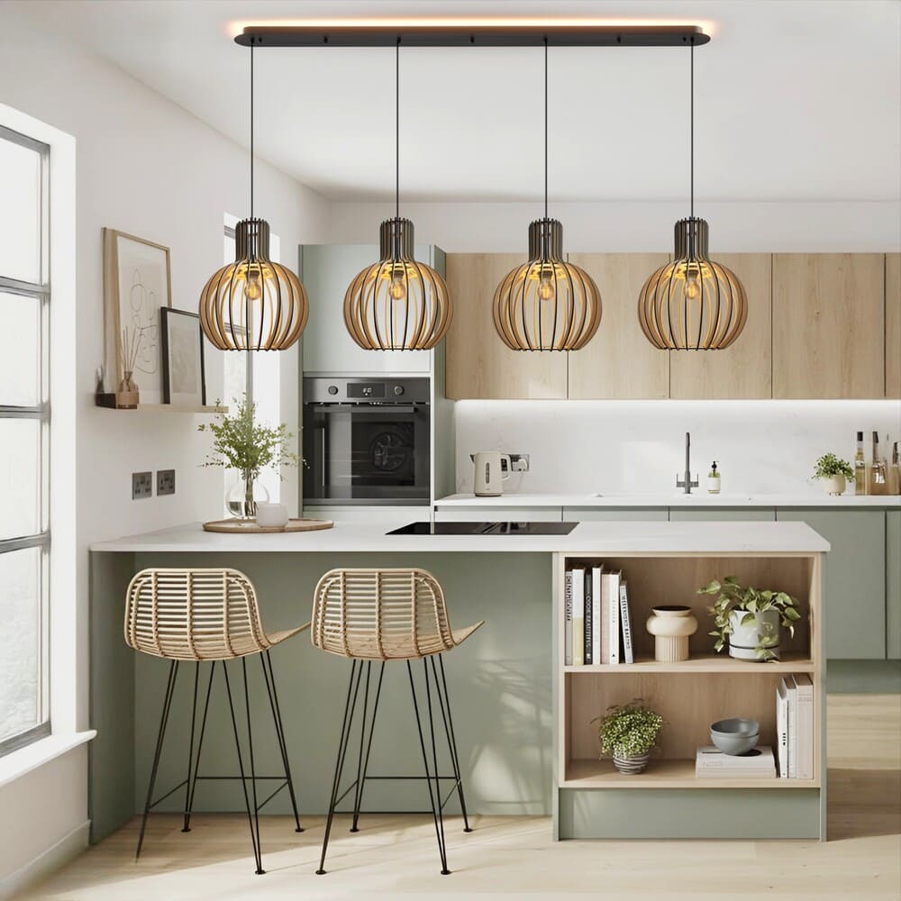 Suspension en bois scandinave | Woody