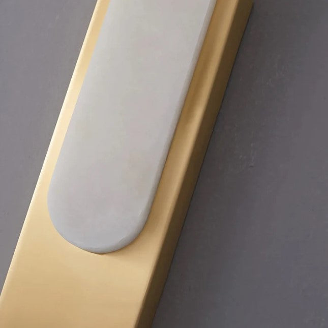 Applique murale marbre et métal