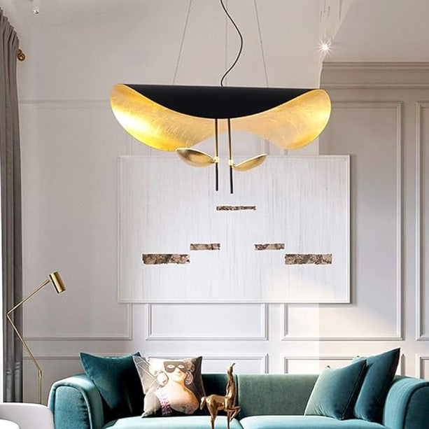 Suspension élégante noir & Or | Style contemporain