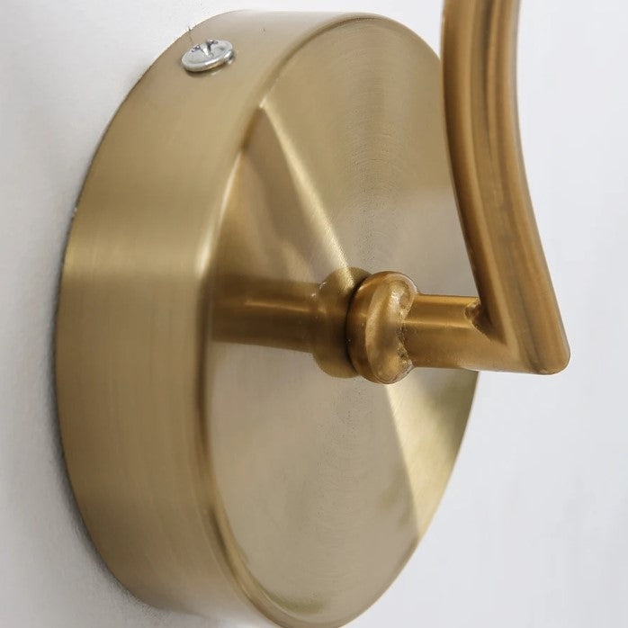 Applique murale verre teinté | Style vintage