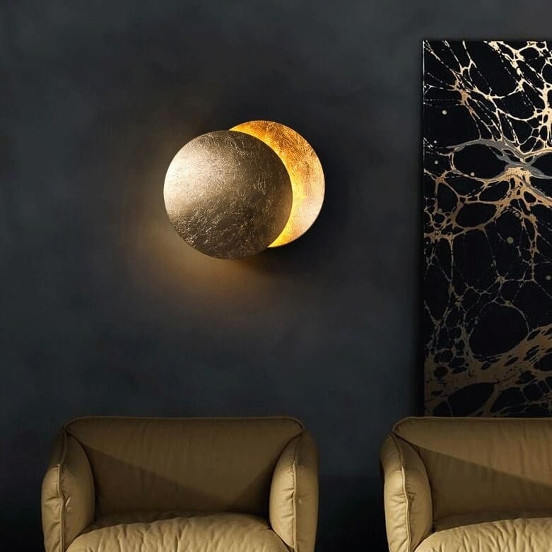 Applique murale LED | Eclipse dorée