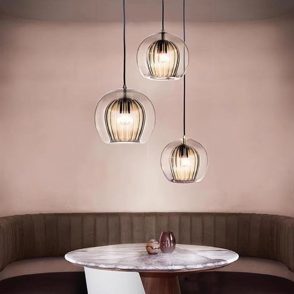 Suspension élégante en verre | Style contemporain