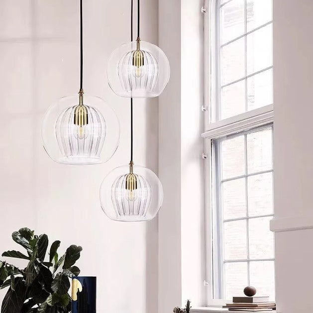 Suspension élégante en verre | Style contemporain