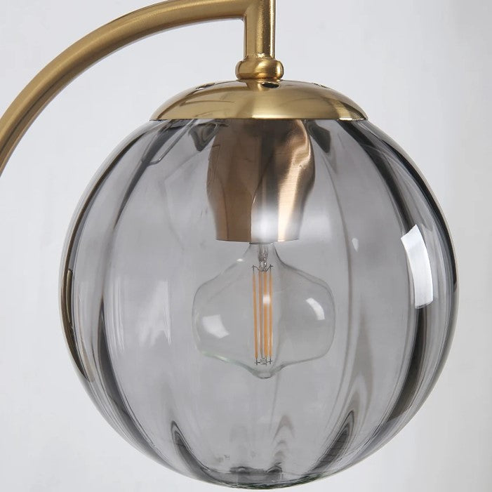 Applique murale verre teinté | Style vintage