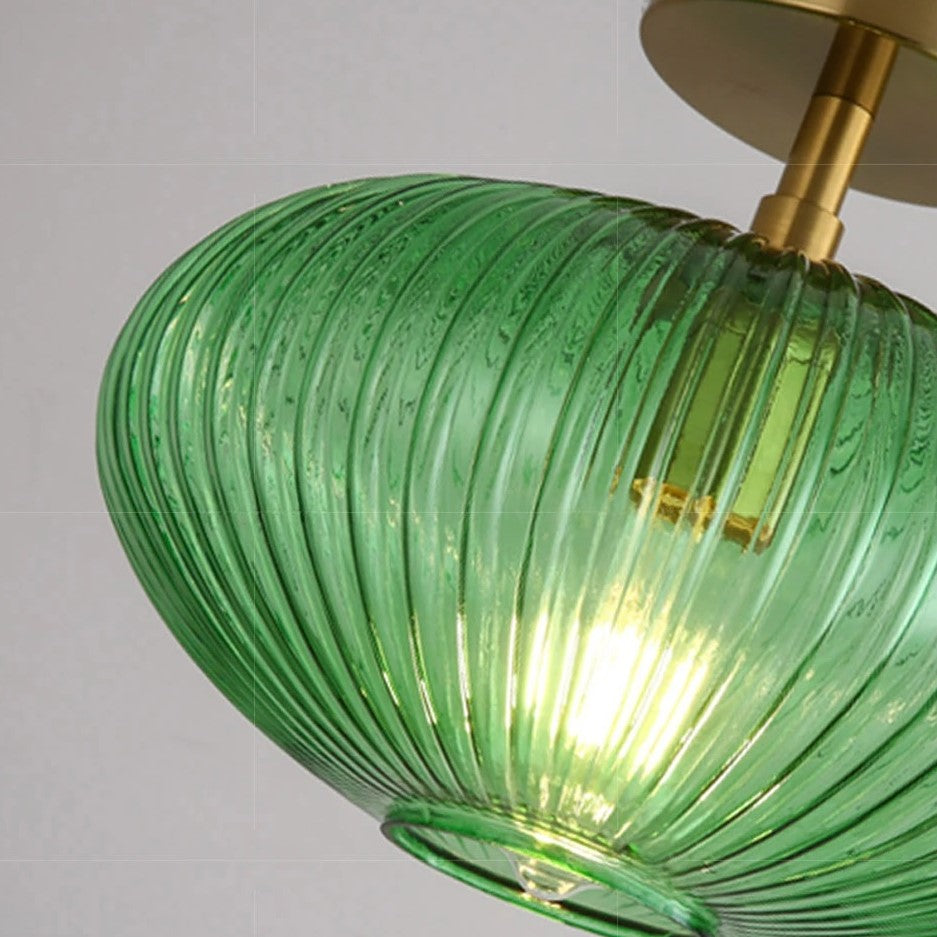 Plafonnier en verre | Vintage