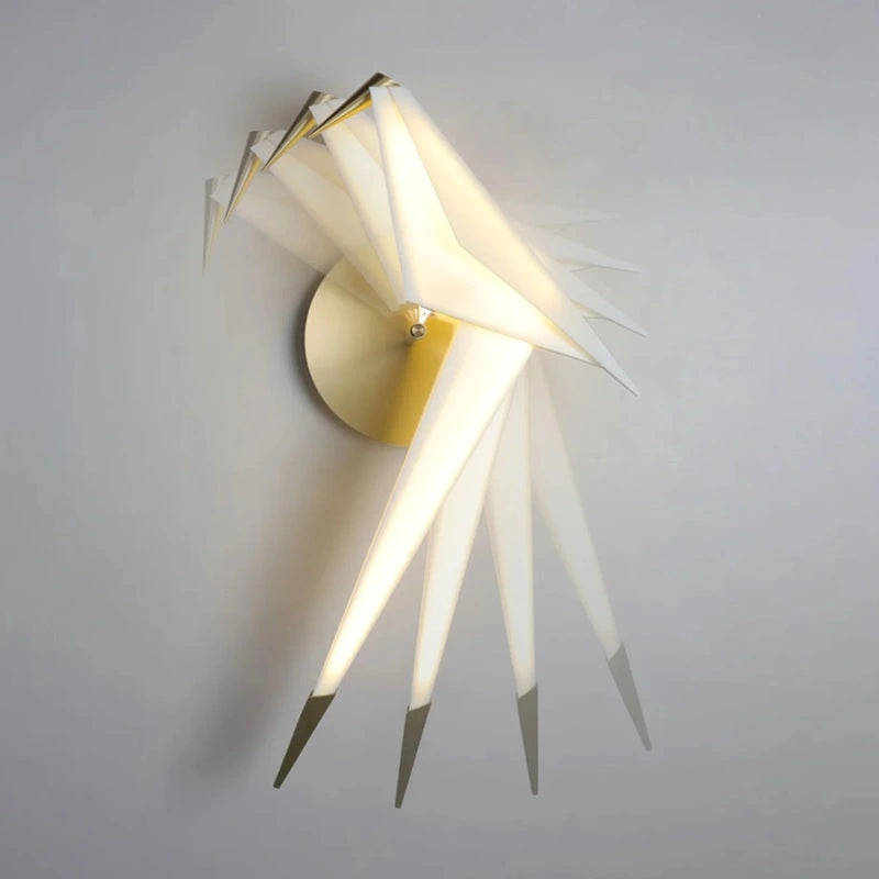 Applique murale - Oiseau en origami