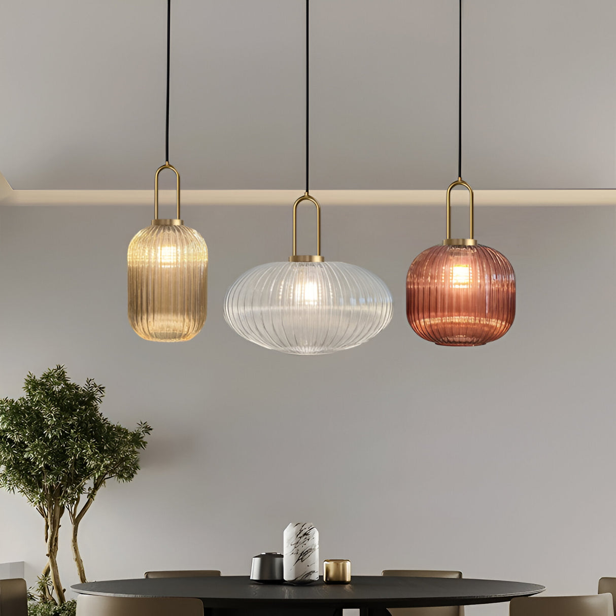 Suspension en verre | Vintage