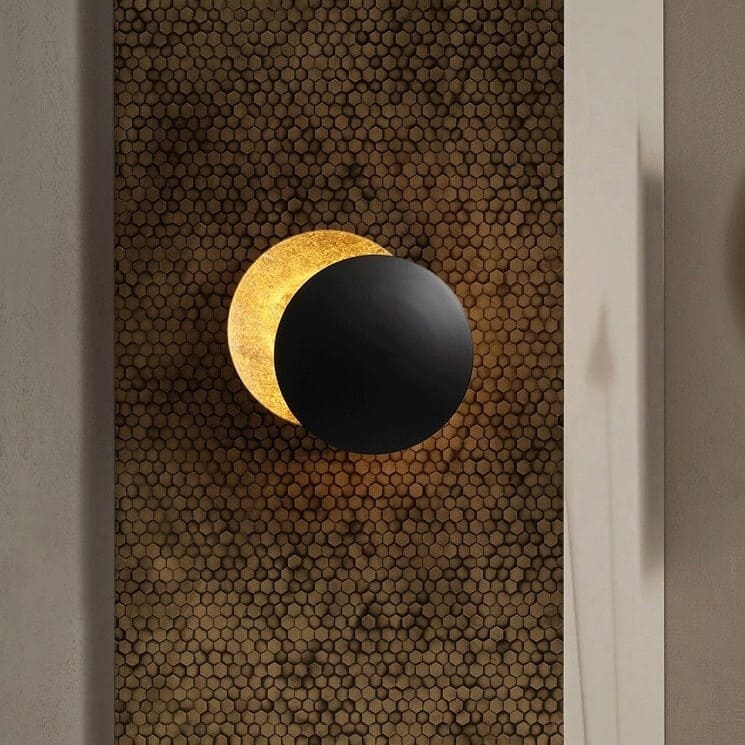 Applique murale LED | Eclipse dorée