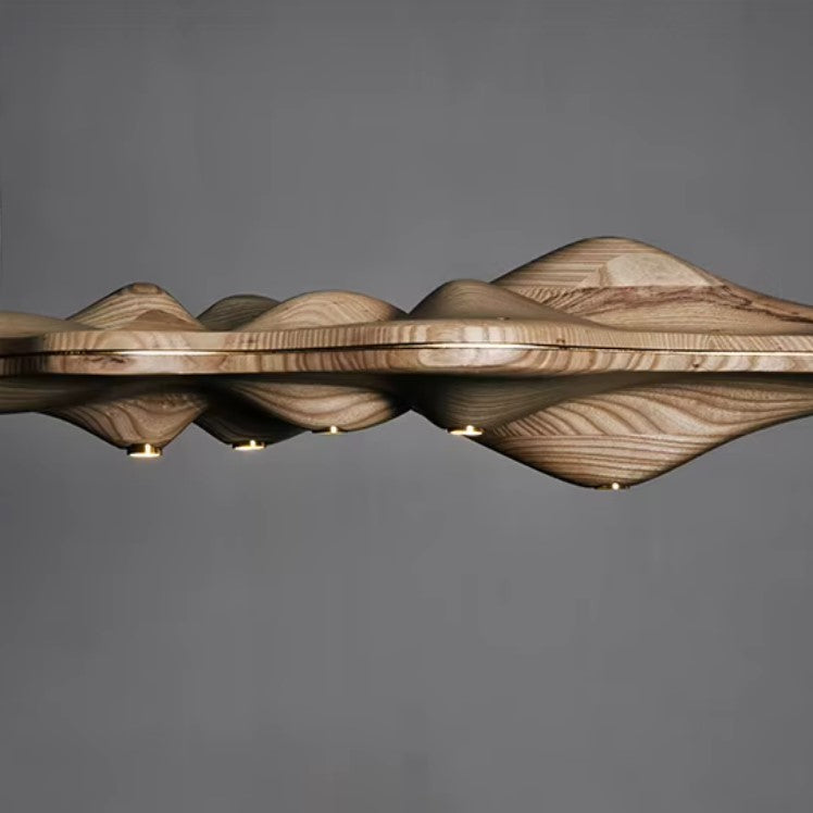 Lustre artistique | Bois véritable