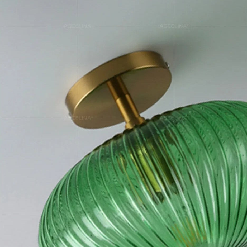 Plafonnier en verre | Vintage