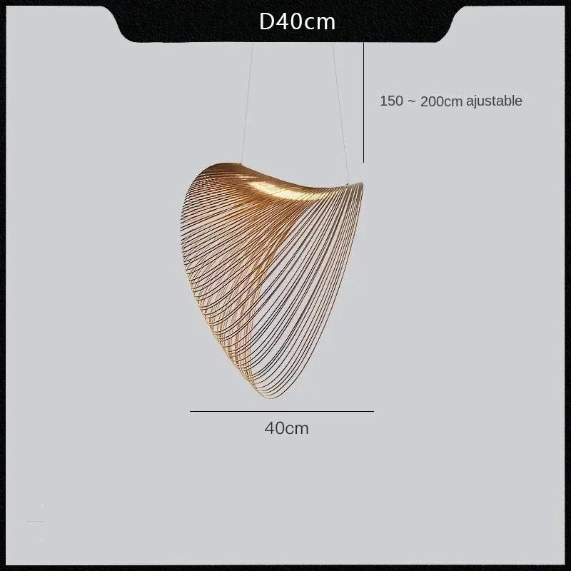 Suspension bois design | Style wabi sabi