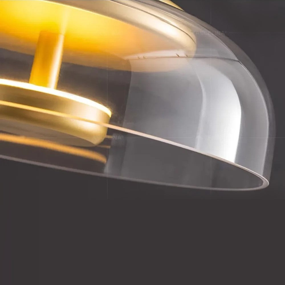 Suspension aérienne en verre | Style contemporain