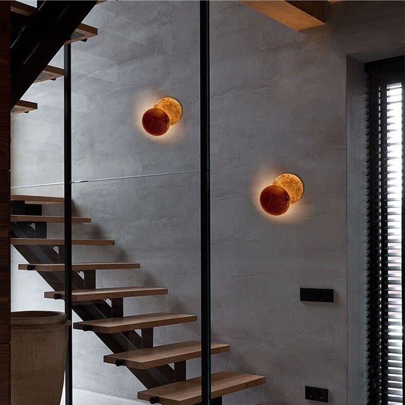 Applique murale LED | Eclipse dorée