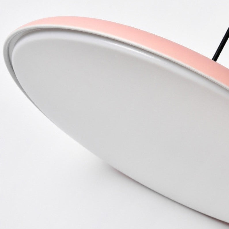 Suspension à LED au design nordique et circulaire en forme de disque