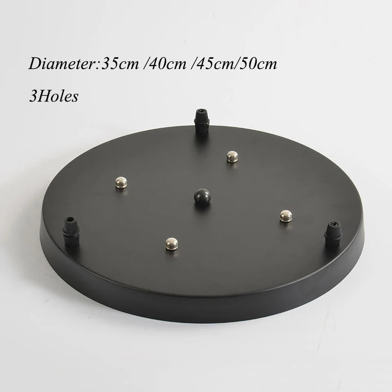 Socle de plafond circulaire pour suspensions multiples