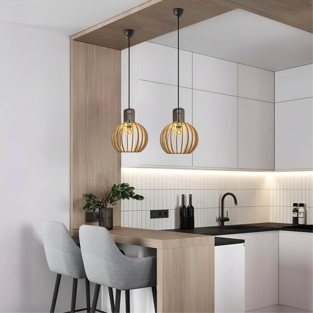 Suspension en bois scandinave | Woody