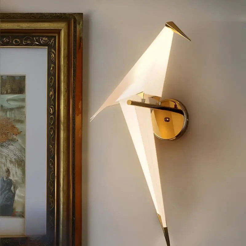 Applique murale - Oiseau en origami