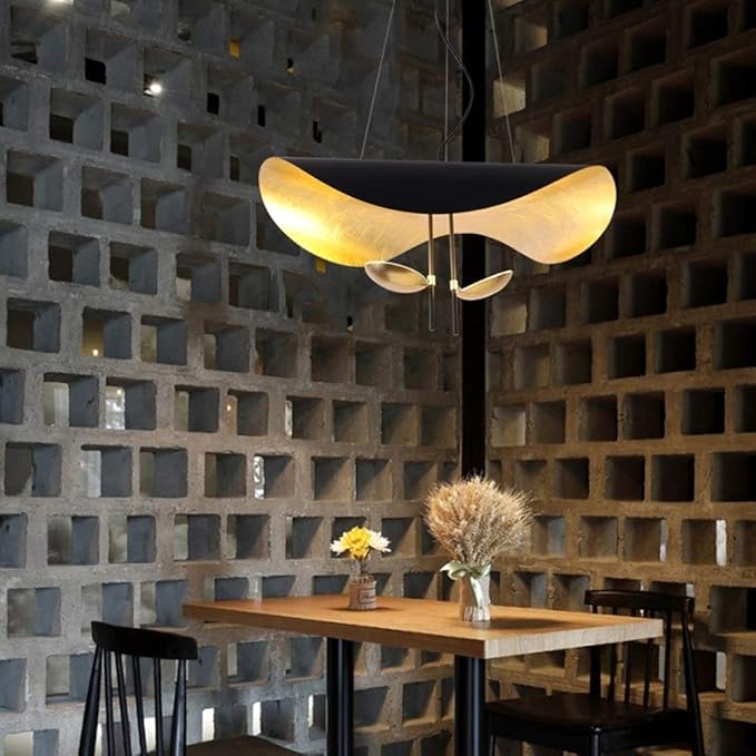 Suspension élégante noir & Or | Style contemporain