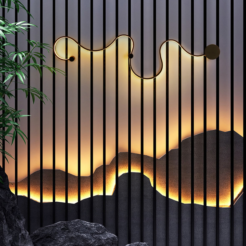 Applique murale / Plafonnier à LED design abstrait