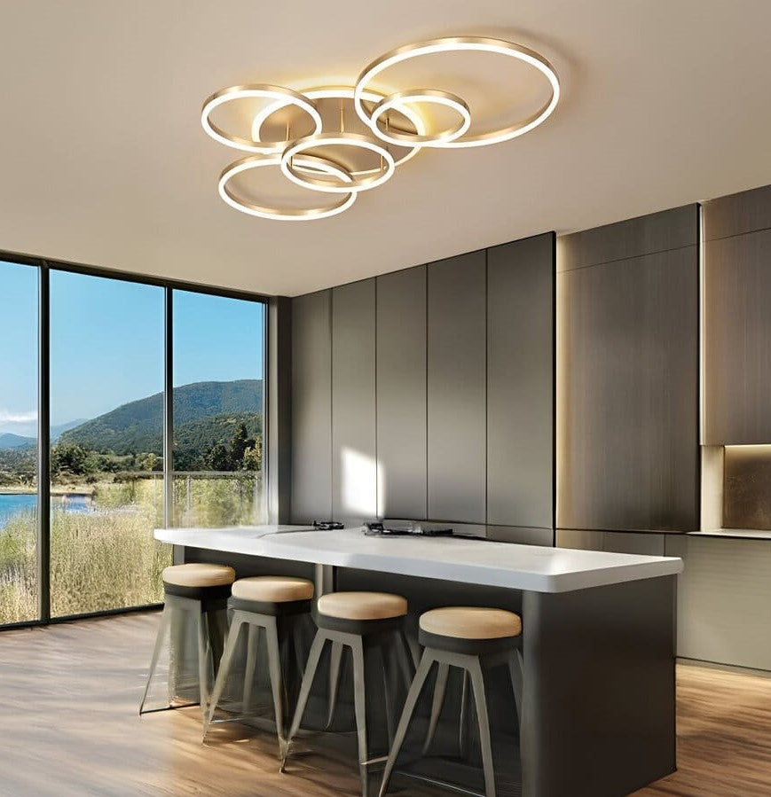 Plafonnier LED Dimmable | Cercles design