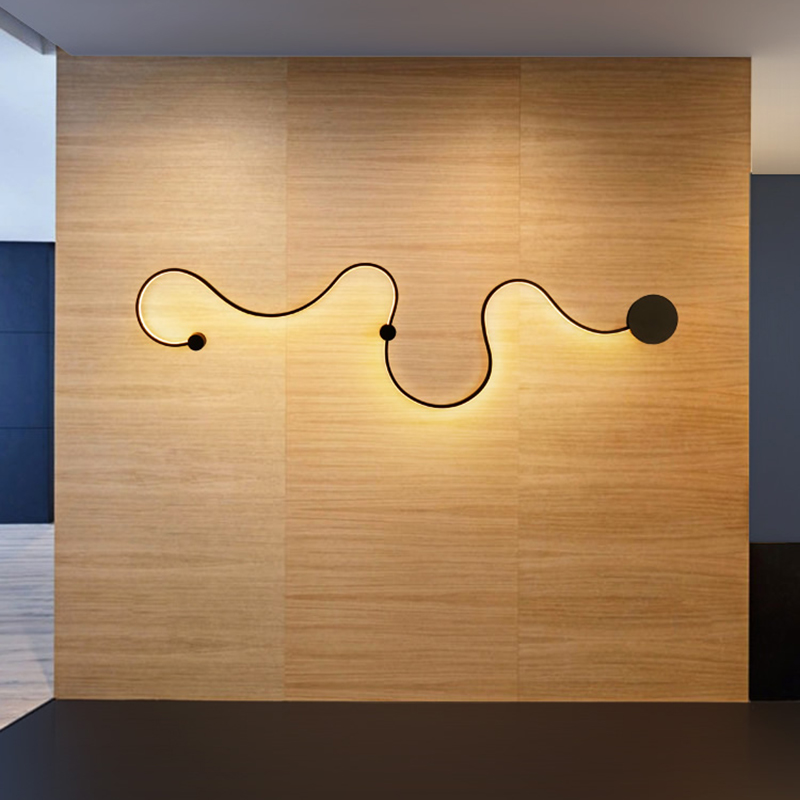 Applique murale / Plafonnier à LED design abstrait