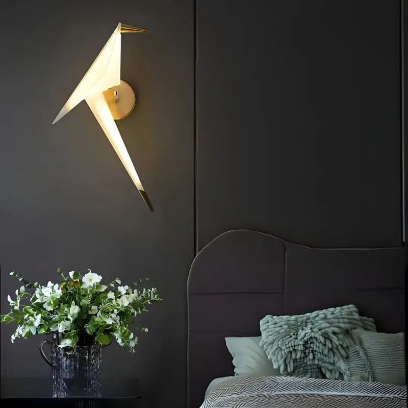 Applique murale - Oiseau en origami