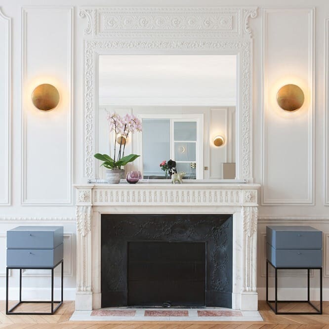 Applique murale LED | Eclipse dorée