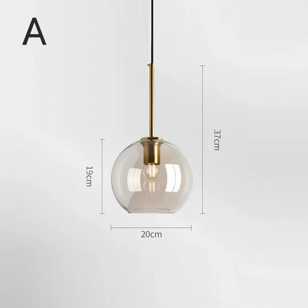 Suspension élégante verre soufflé | Style vintage