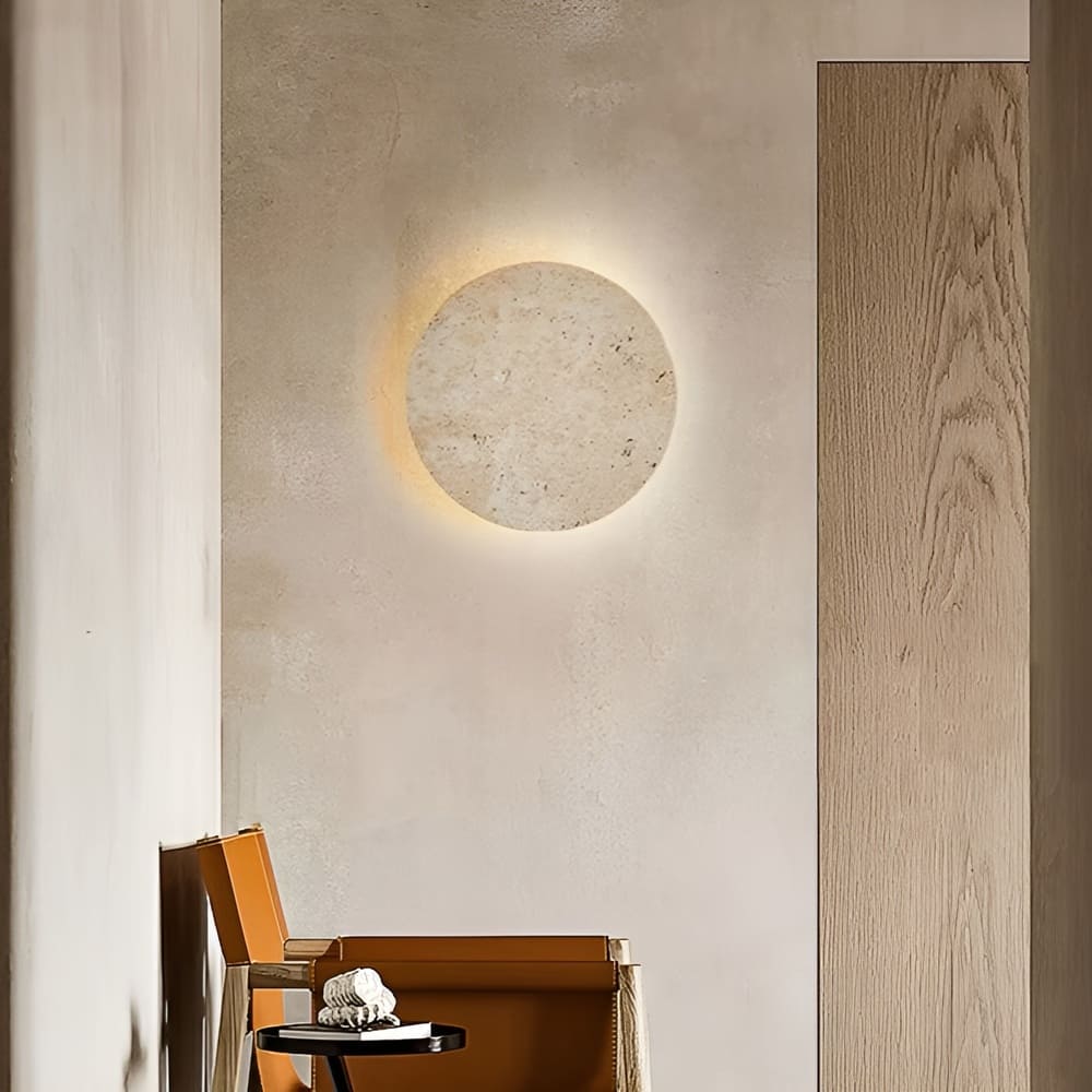 Applique murale élégante pierre naturelle | Style wabi sabi