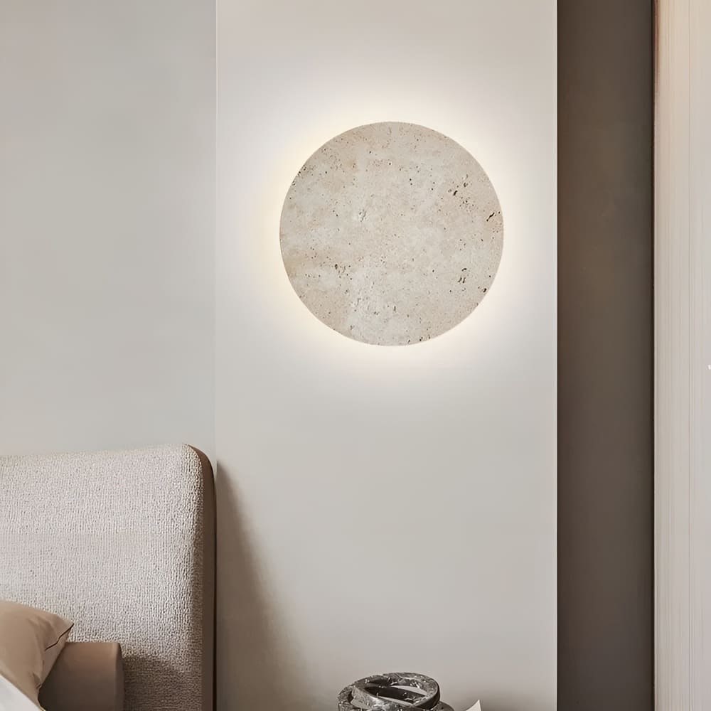 Applique murale élégante pierre naturelle | Style wabi sabi