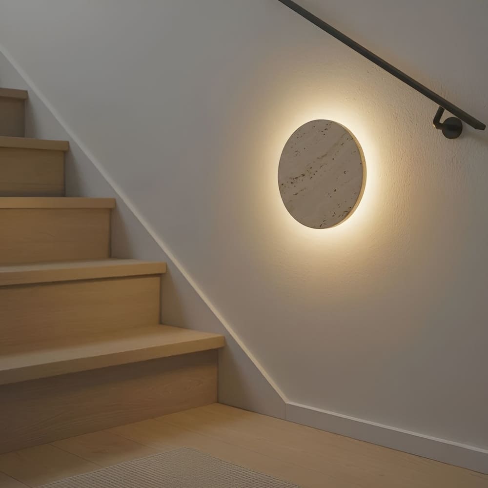 Applique murale élégante pierre naturelle | Style wabi sabi