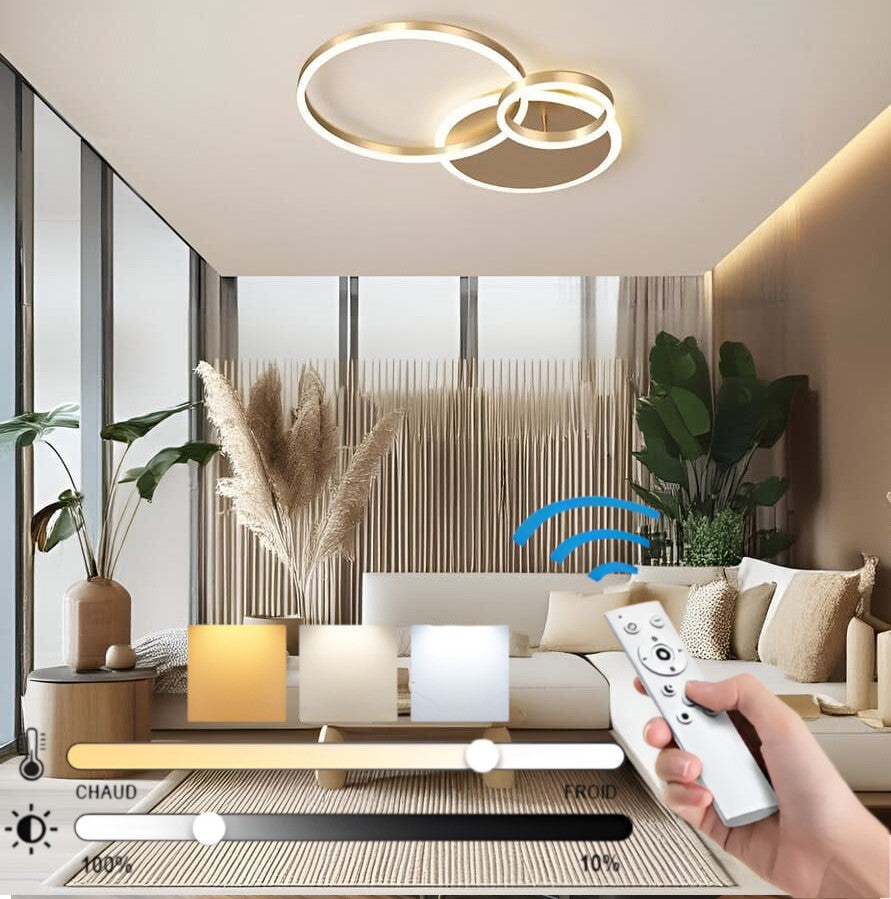 Plafonnier LED Dimmable | Cercles design