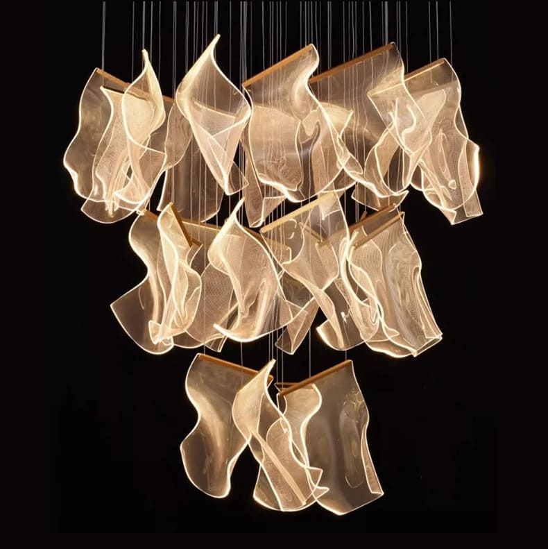 Lustre de luxe au design moderne - LED