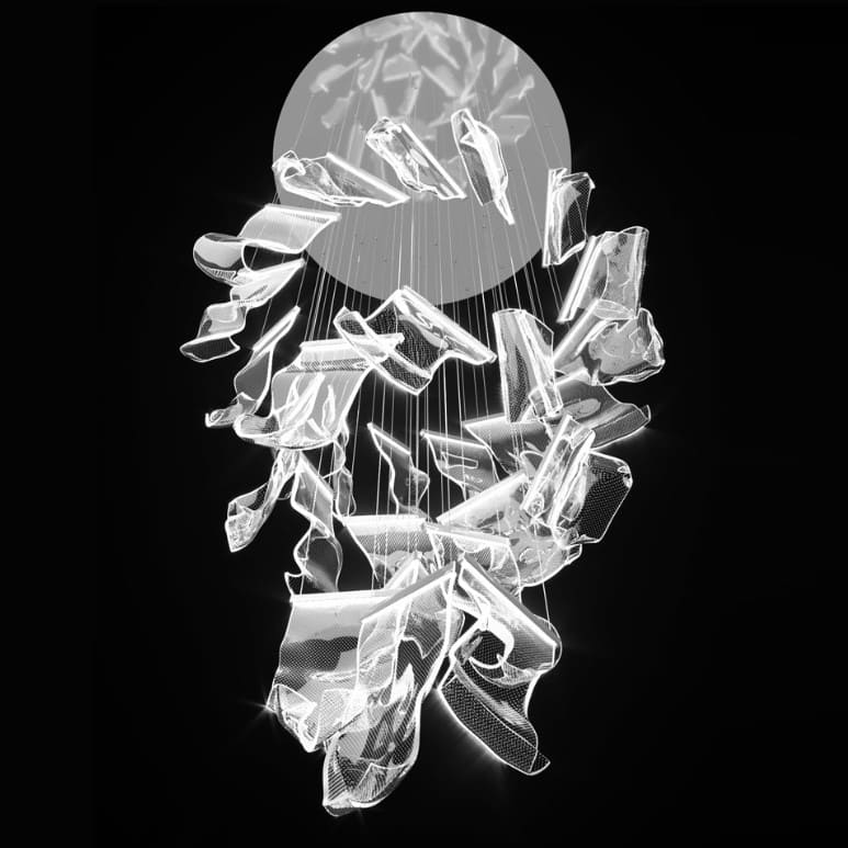 Lustre de luxe au design moderne - LED