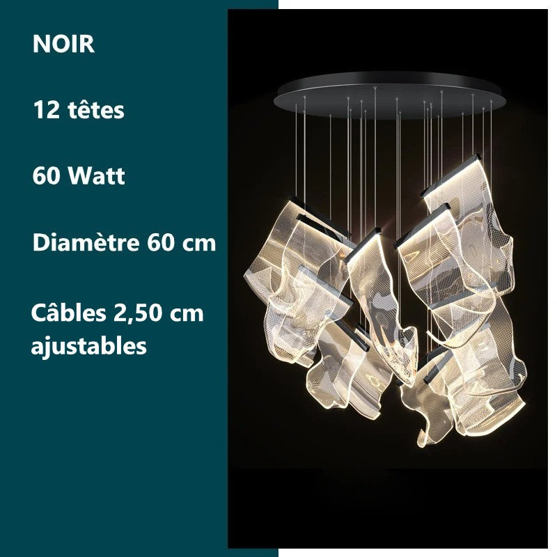 Lustre de luxe au design moderne - LED