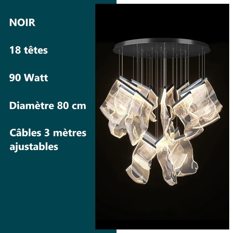 Lustre de luxe au design moderne - LED