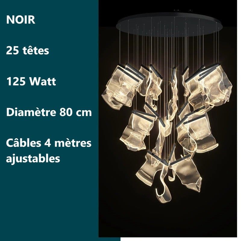 Lustre de luxe au design moderne - LED