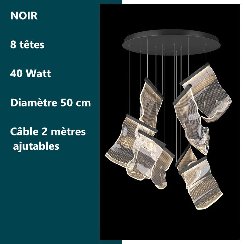 Lustre de luxe au design moderne - LED