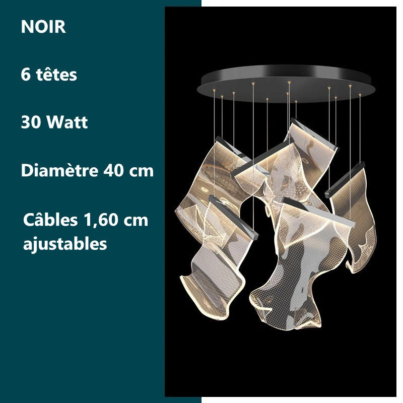 Lustre de luxe au design moderne - LED