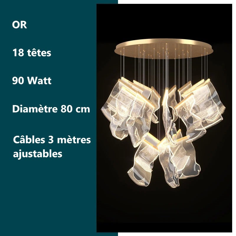 Lustre de luxe au design moderne - LED