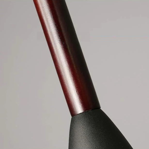 Suspension couleur aux choix en bois et aluminium au design nordique moderne en forme de bouteille