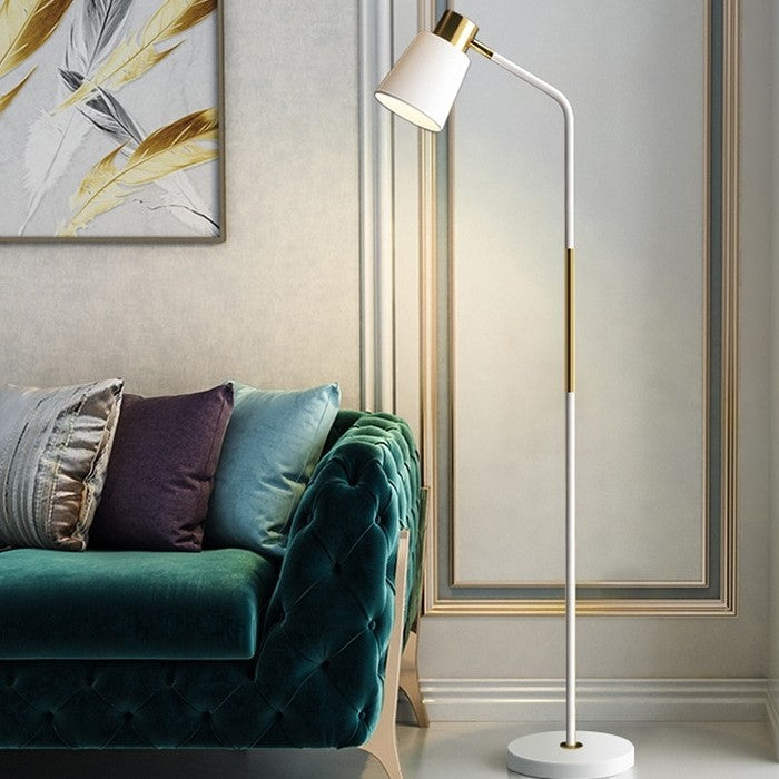 Lampadaire sur pied à tête rotative, design moderne