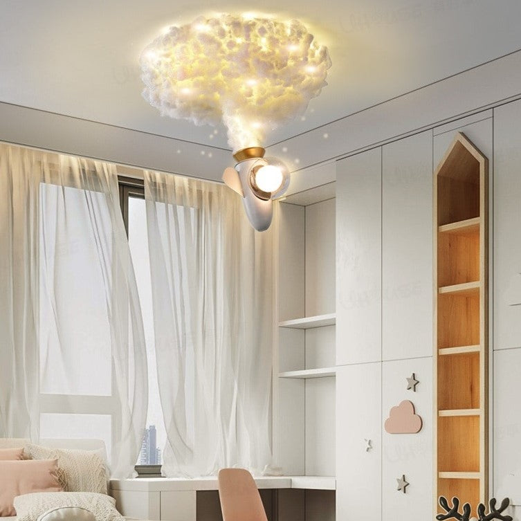 Lustre enfant avion ou fusée