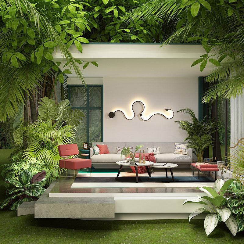 Applique murale / Plafonnier à LED design abstrait